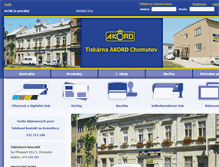 Tablet Screenshot of akord.cz